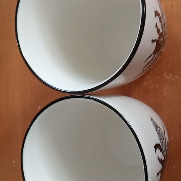 Abbott Stoneware Bee Coffee Mugs Set Of Two - Picture 3 of 4